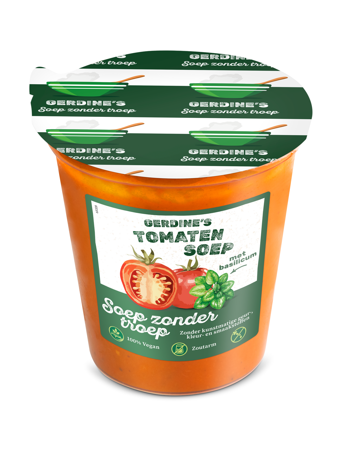 Gerdine's Pittige Tomaat - Basilicum Soep