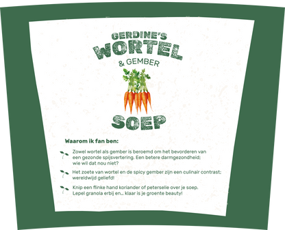 Gerdine's wortel - gember Soep - Gerdine's Gezond & Gezellig