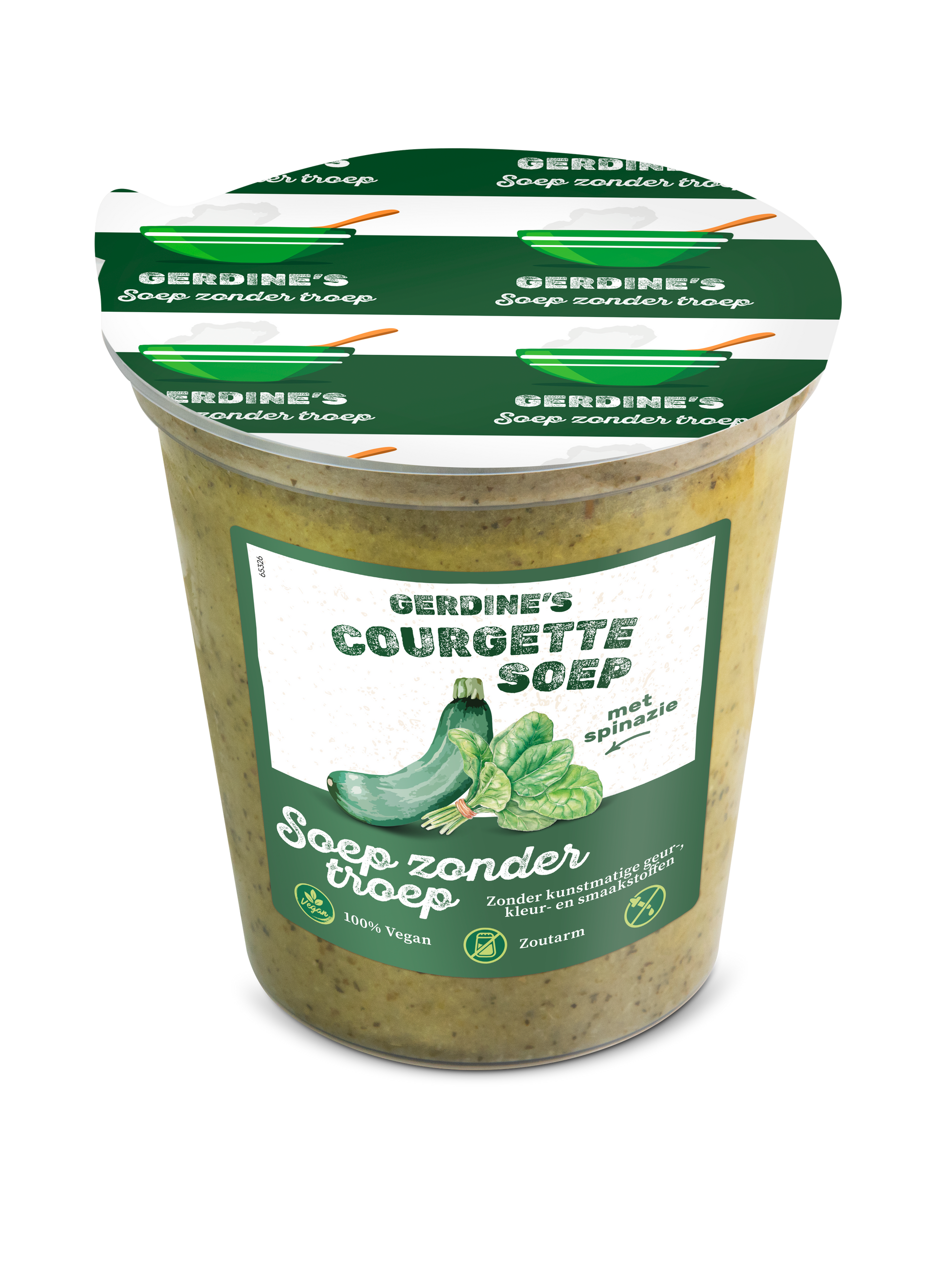 Gerdine's Courgette - Spinazie Soep - Gerdine's Gezond & Gezellig